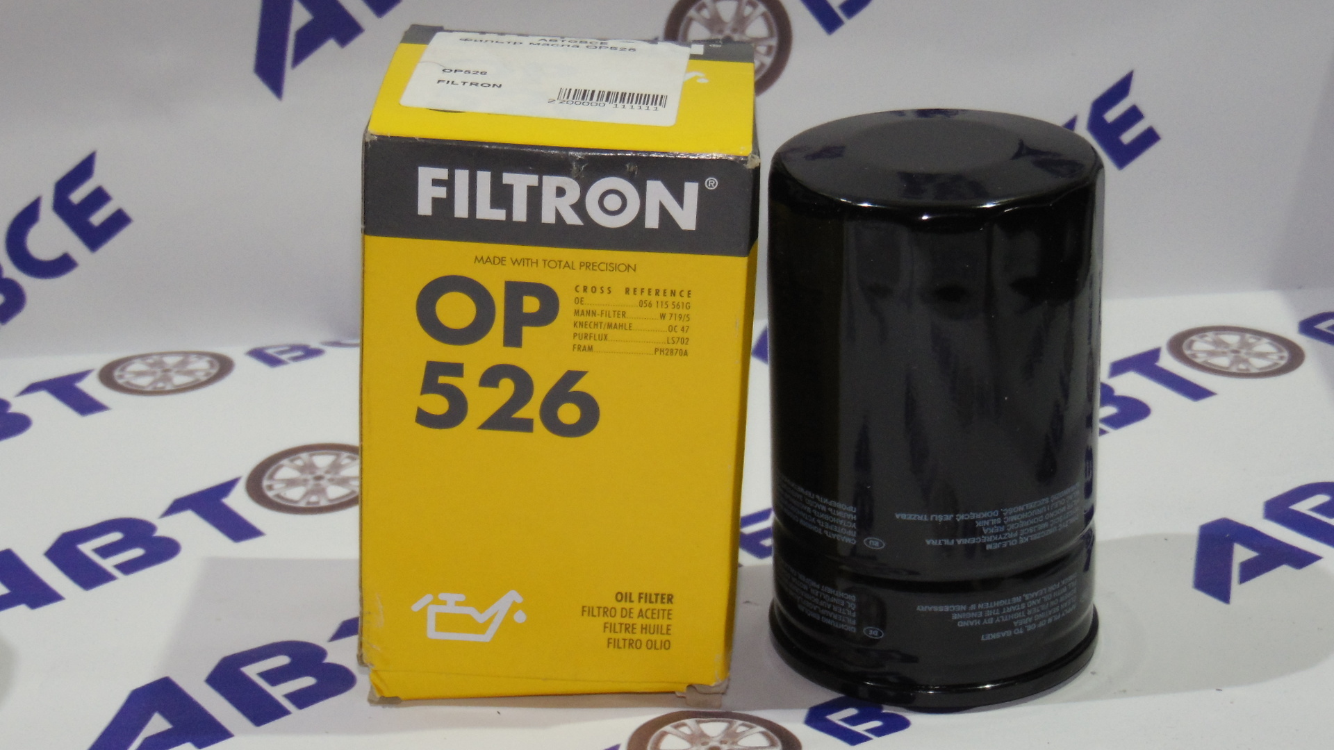 Фильтр масла OP526 FILTRON